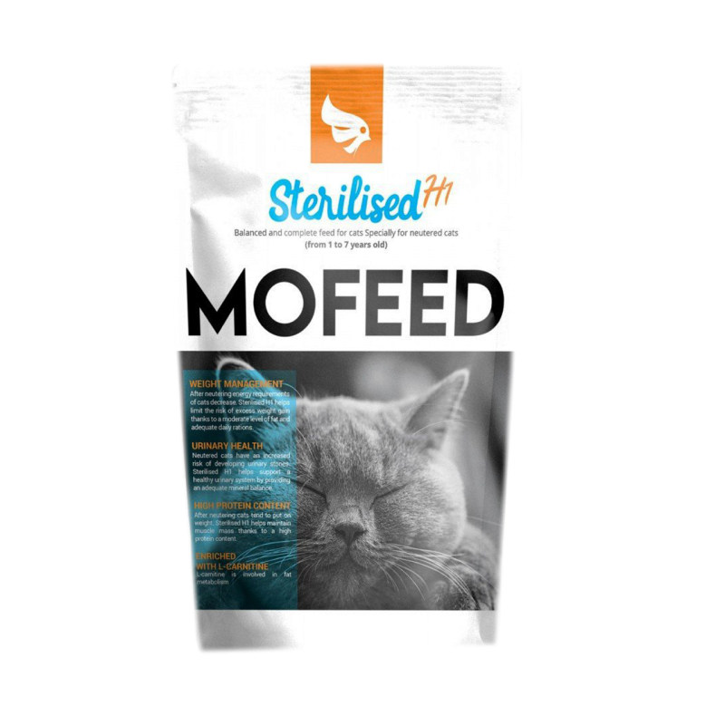 غذای خشک گربه مفید مدل TEH-STERILISED وزن 2 کیلوگرم
