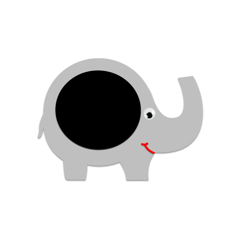 تخته سیاه دکوماتوس طرح فیل کوچولو کد T205 سایز 23x31 سانتی متر 