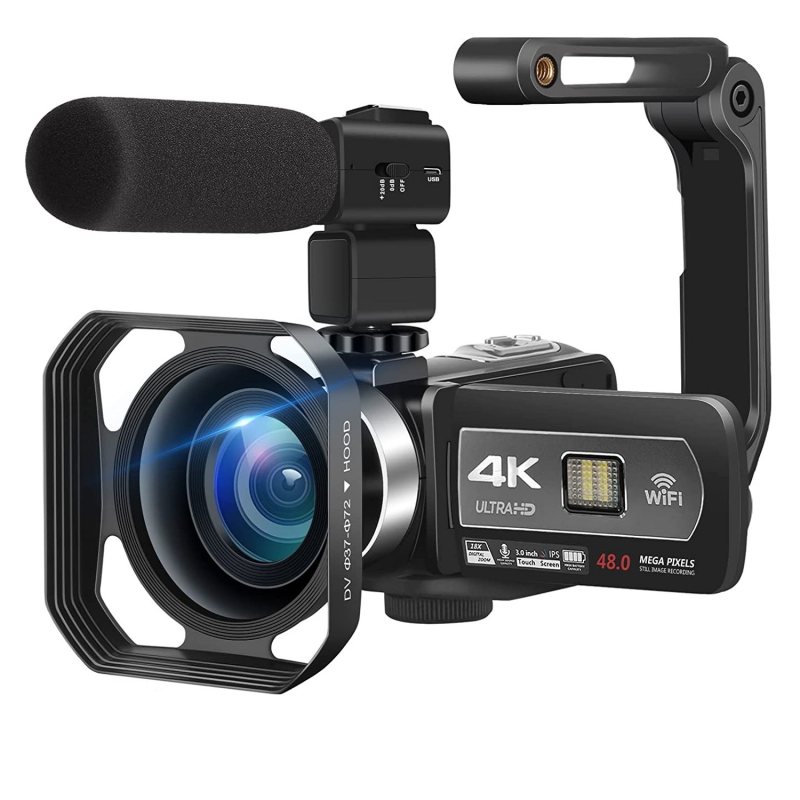 دوربین فیلم برداری مدل 4K 48MP 60FPS 18X 
